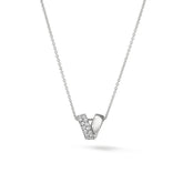 Inside Out Diamond Rondel Pendant - Dracakis Jewellers